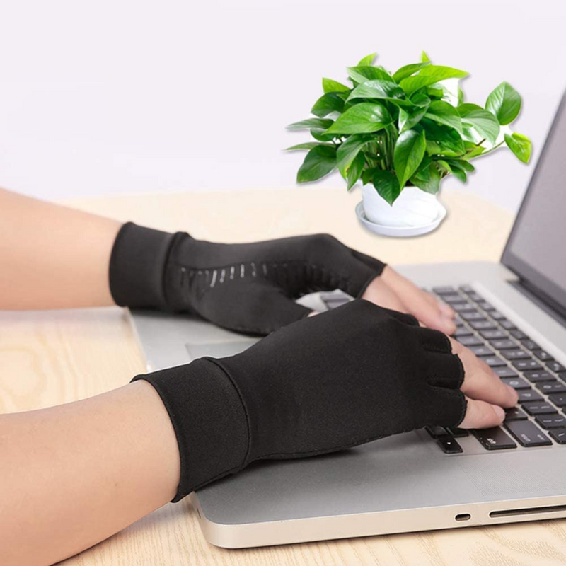 Copper-Infused Compression Gloves