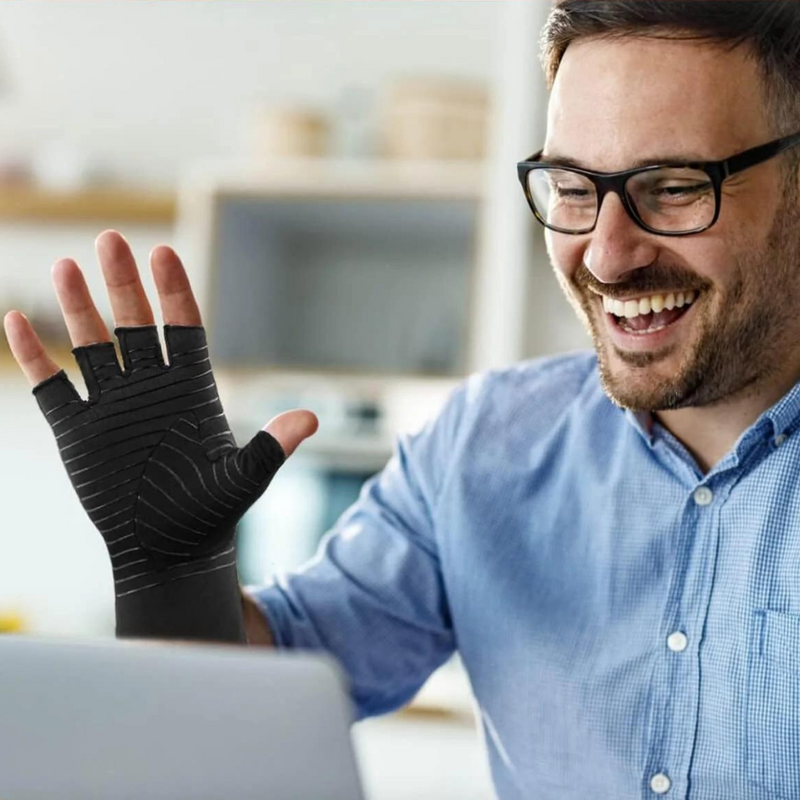 Copper-Infused Compression Gloves