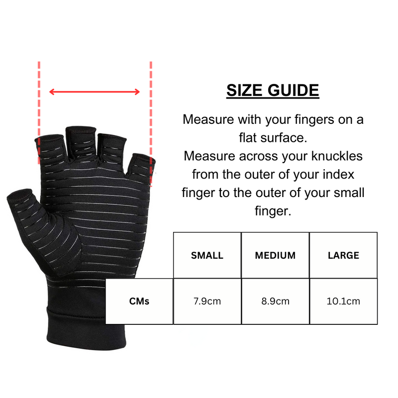 Copper-Infused Compression Gloves